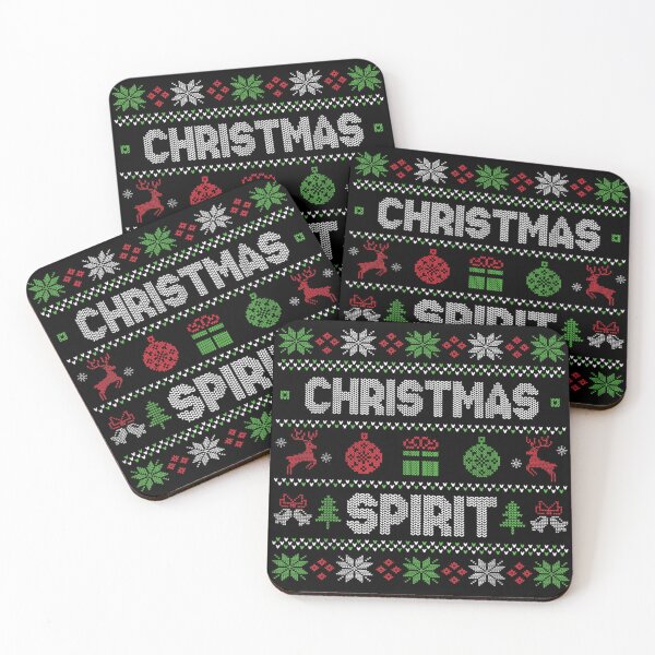 Item preview, Vintage Christmas Spirit Ugly Sweater Knitted Pattern Design designed and sold by Phil Ben.