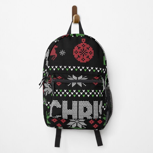 Item preview, Vintage Christmas Spirit Ugly Sweater Knitted Pattern Design designed and sold by Phil Ben.