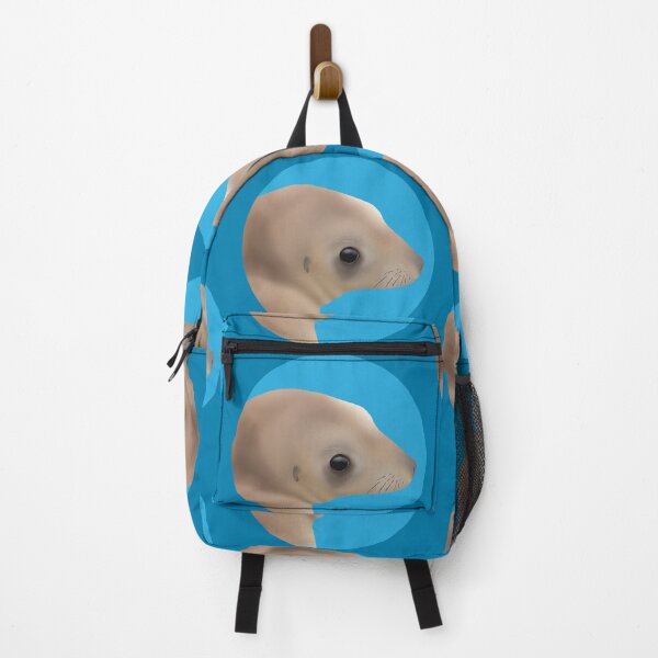 Item preview, Kake - Female New Zealand Sea Lion on blue designed and sold by GivernyKate.
