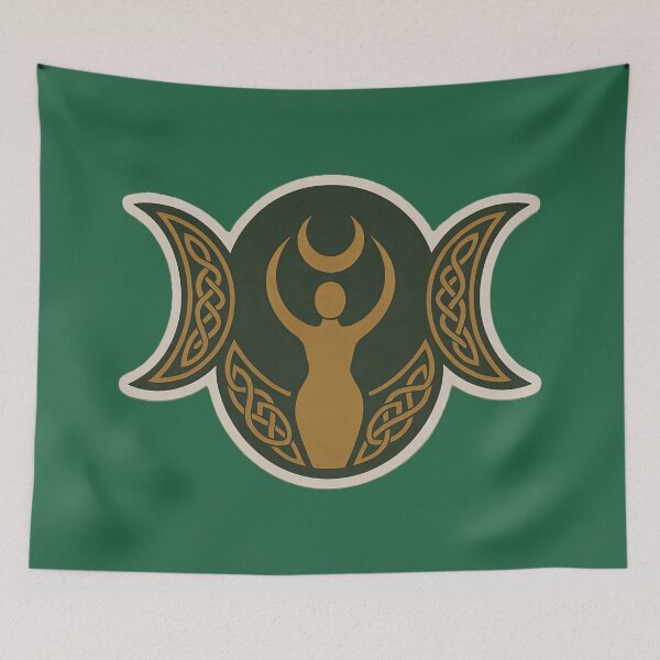 Item preview, Celtic Knot Triple Goddess Symbol Pagan Moon Design designed and sold by PinUpPizzazz.