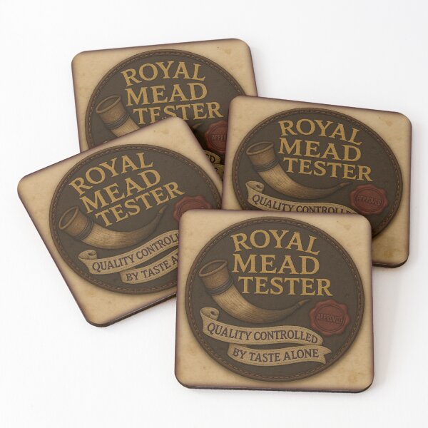 Item preview, Royal Mead Tester • Medieval Ale Guild Badge Embroidered Crest designed and sold by fairmaiden7.
