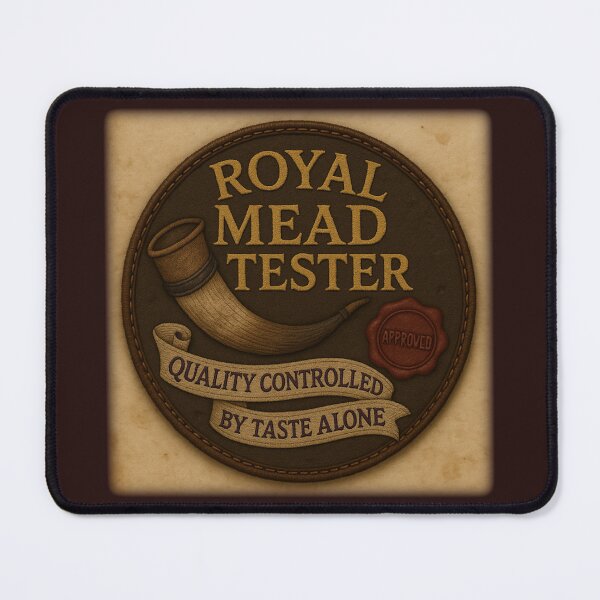 Item preview, Royal Mead Tester • Medieval Ale Guild Badge Embroidered Crest designed and sold by fairmaiden7.