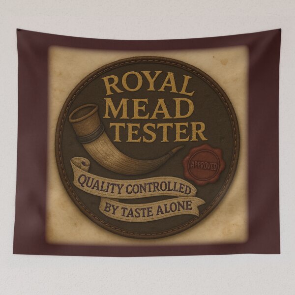 Item preview, Royal Mead Tester • Medieval Ale Guild Badge Embroidered Crest designed and sold by fairmaiden7.