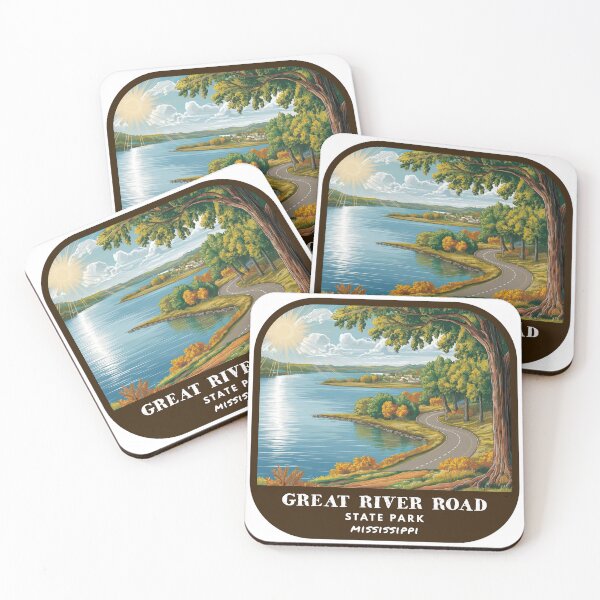 Item preview, Vintage Great River Road State Park (Mississippi State Park) designed and sold by RabbitK.
