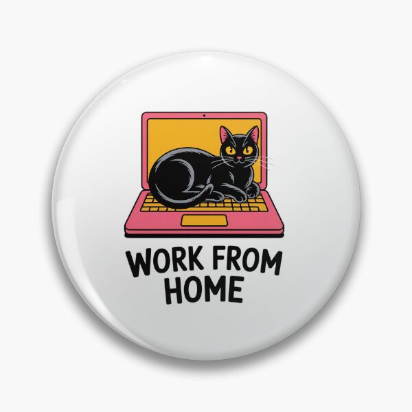 Item preview, Work from Home Men Women Funny Cat Kitten 2020  designed and sold by VasilisLamArt.