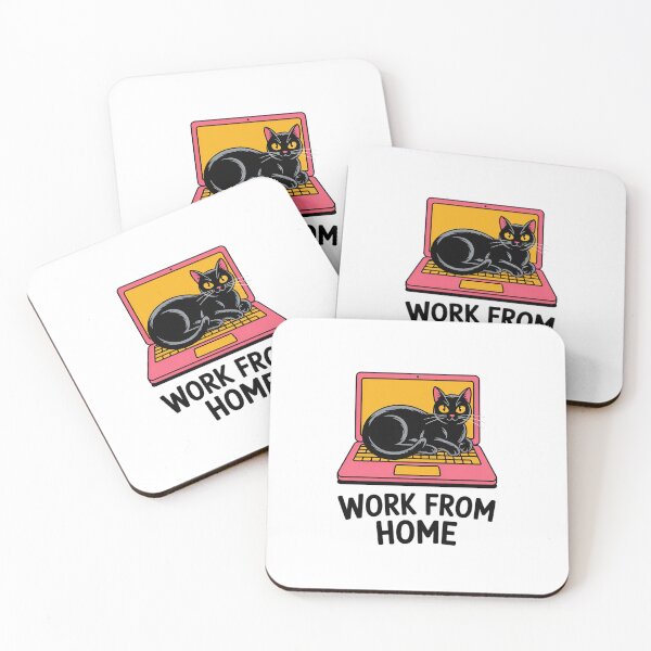 Item preview, Work from Home Men Women Funny Cat Kitten 2020  designed and sold by VasilisLamArt.