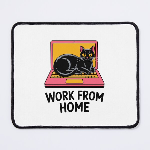 Item preview, Work from Home Men Women Funny Cat Kitten 2020 designed and sold by VasilisLamArt.