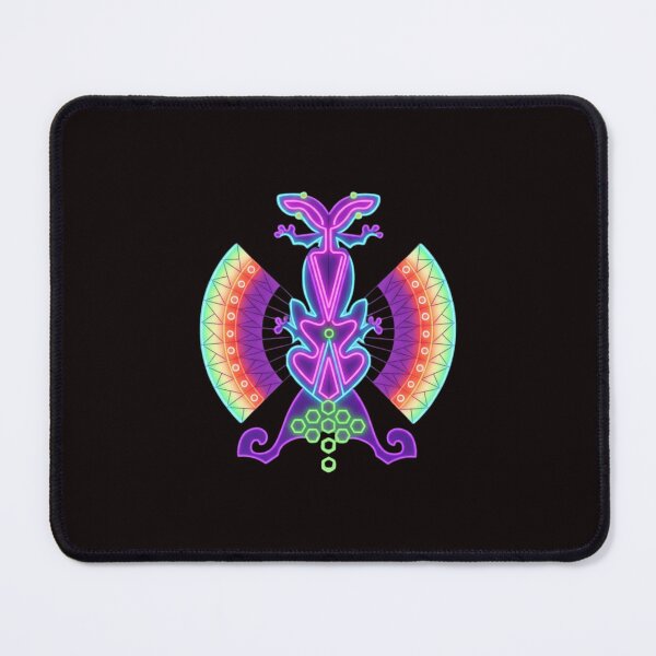 Item preview, Neon Tribal Insect Symmetry Art designed and sold by Color for Balance .