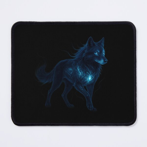 Item preview, ✦ Luminark Wolf — Nightform ✦ - Black #000000 designed and sold by WheelieGdArt.