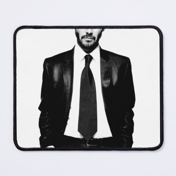 Item preview, Keanu 1 Black Suit Minimalist Portrait High-Contrast Art Design designed and sold by itaresapbou.