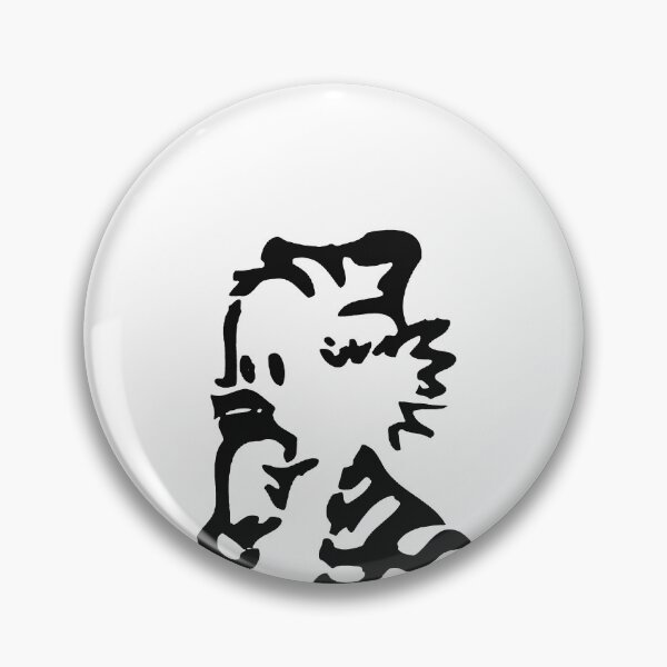 Item preview, Hobbes Thinking Line Art designed and sold by Lumennyxart.