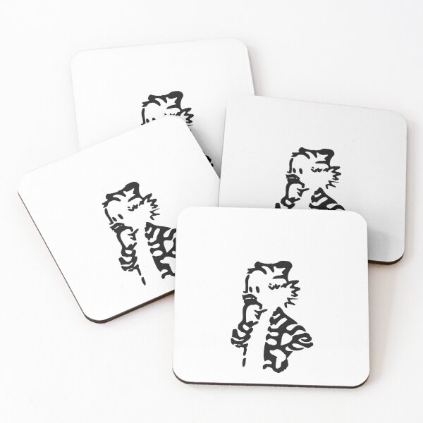 Item preview, Hobbes Thinking Line Art designed and sold by Lumennyxart.