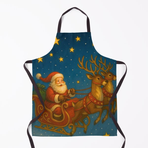 Item preview, Magical Christmas Santa Sleigh Ride designed and sold by BloomOfDesign.
