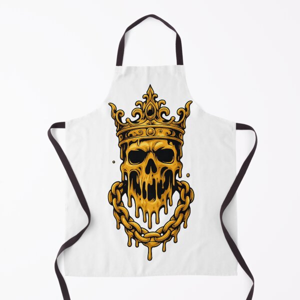 Item preview, Golden Melting Skull of Royal Power designed and sold by VivaThread.