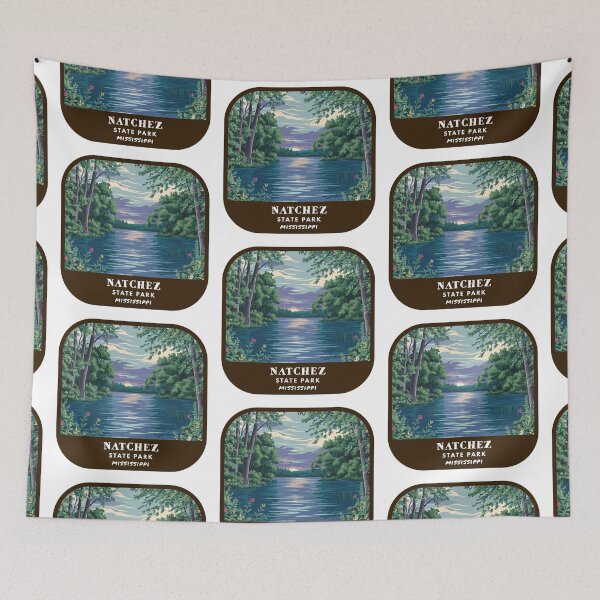 Item preview, Vintage Natchez State Park (Mississippi State Park) designed and sold by RabbitK.