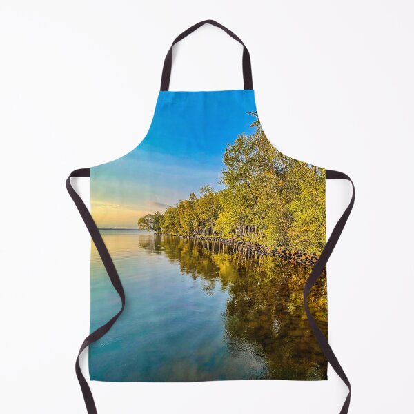 Item preview, Golden Summer Shoreline – Lake Reflections Nature Photography designed and sold by aadventures.