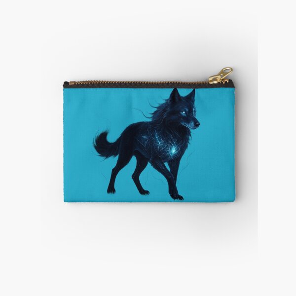 Item preview, ✦ Luminark Wolf — Nightform ✦ - Teal Glow (#1EA8C9) designed and sold by WheelieGdArt.