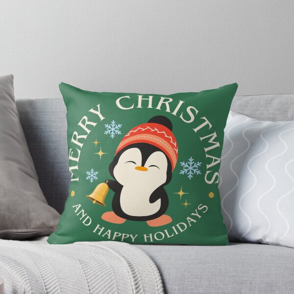Item preview, Festive Penguin - Merry Christmas and Happy Holidays designed and sold by mr-chit.