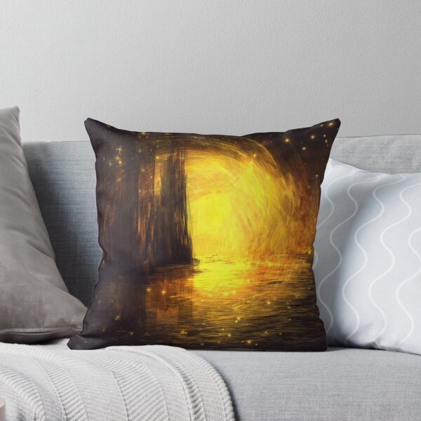 Item preview, Sun setting over an alien planet designed and sold by Neverlight-Art.
