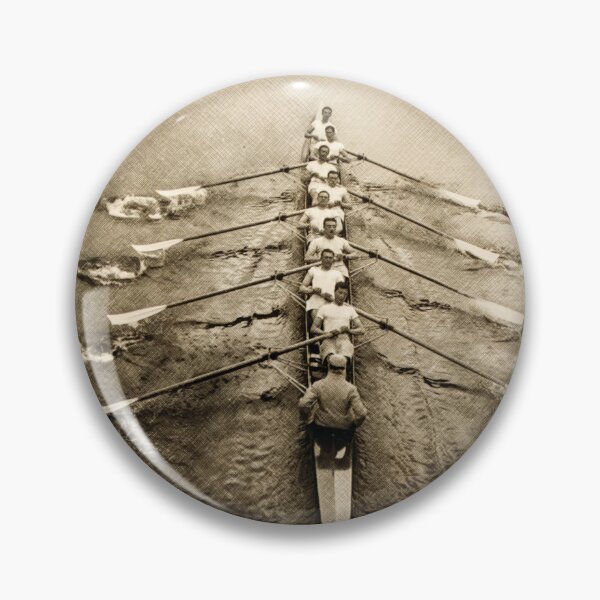 Item preview, Vintage Rowing Crew Watercolour Art designed and sold by Michael van der Hoorn.