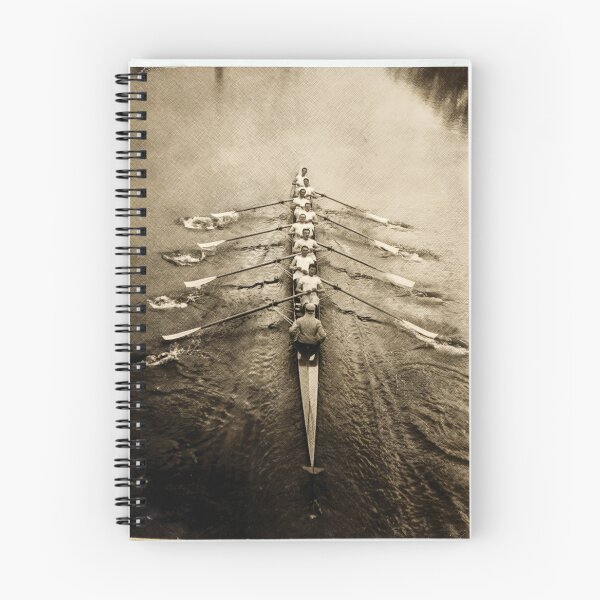 Item preview, Vintage Rowing Crew Watercolour Art designed and sold by Michael van der Hoorn.
