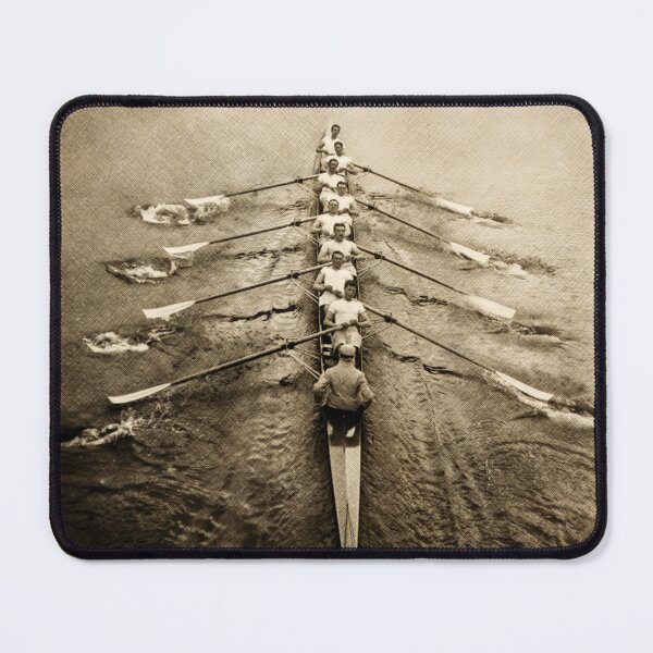 Item preview, Vintage Rowing Crew Watercolour Art designed and sold by Michael van der Hoorn.