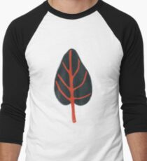 Grey Leaf Men's Baseball ¾ T-Shirt