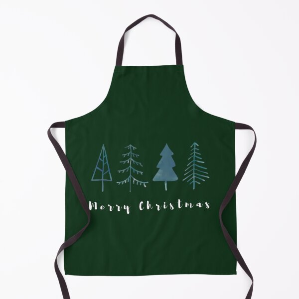 Item preview, Merry Christmas Watercolour Trees designed and sold by LMoonDesigns.
