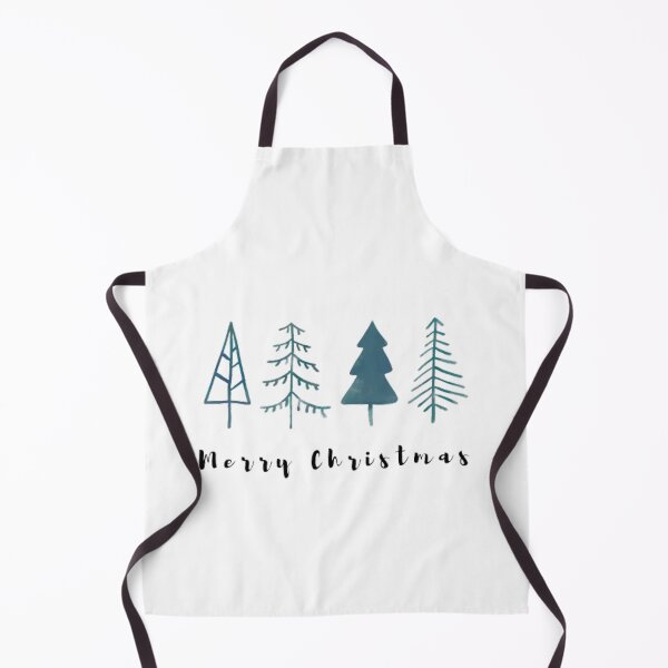 Item preview, Merry Christmas Watercolour Trees designed and sold by LMoonDesigns.