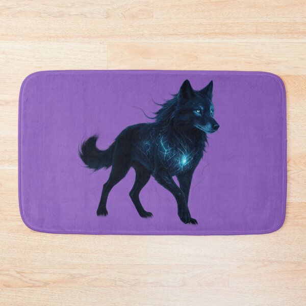 Item preview, ✦ Luminark Wolf — Nightform ✦ - Moonshadow Amethyst (#8C5EBE) designed and sold by WheelieGdArt.