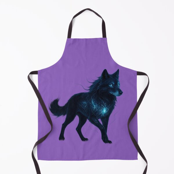 Item preview, ✦ Luminark Wolf — Nightform ✦ - Moonshadow Amethyst (#8C5EBE) designed and sold by WheelieGdArt.