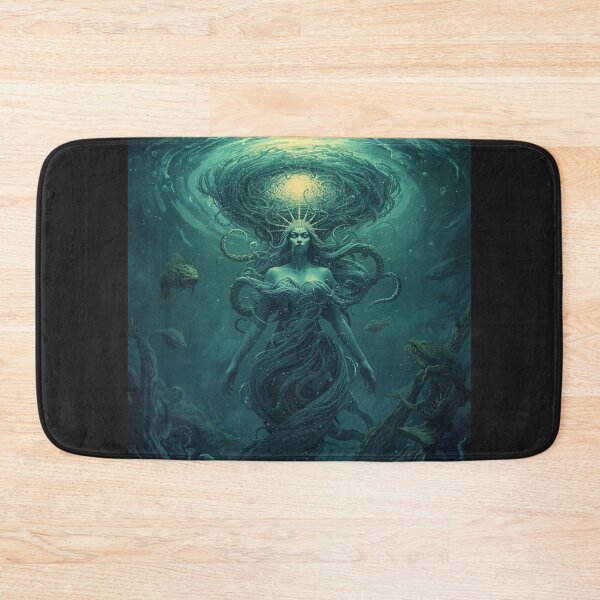 Item preview, Dark Sea Goddess: Lovecraftian Mermaid Fantasy Art designed and sold by TitanRN.