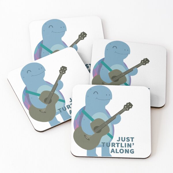 Item preview, Just Turtlin’ Along  Chill Turtle Vibing With Guitar designed and sold by Ramkumar2025.