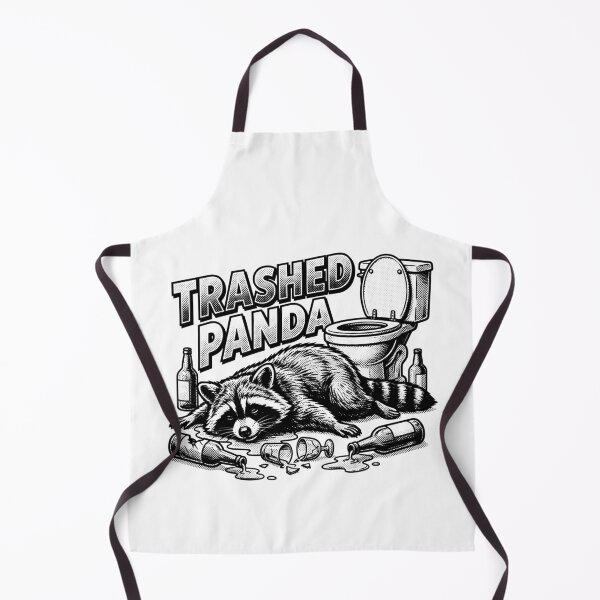 Item preview, Trashed Panda | Funny Drunk Raccoon designed and sold by Dolphin Graphic.
