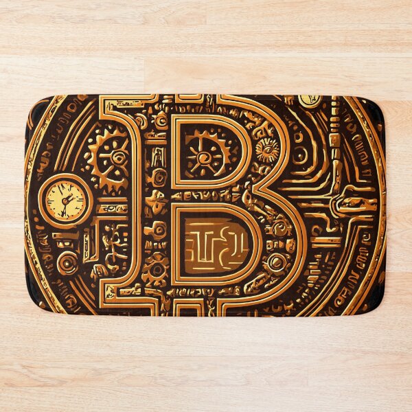 Item preview, Steampunk Bitcoin Coin – Mechanical Crypto Gear designed and sold by SeoulInkSoul.