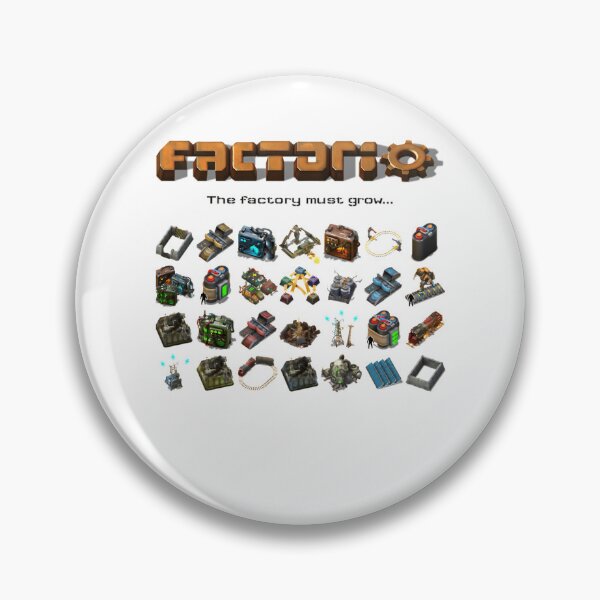 Item preview,  Factorio The Factory Must Grow... designed and sold by jamesricks10.