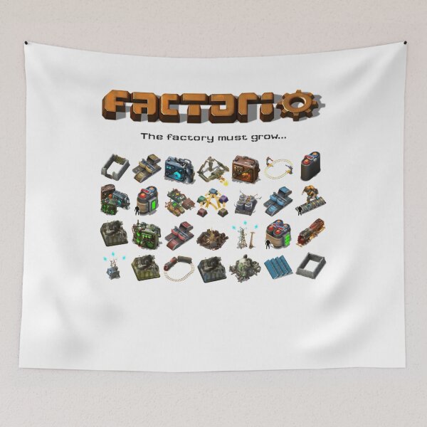 Item preview,  Factorio The Factory Must Grow... designed and sold by jamesricks10.