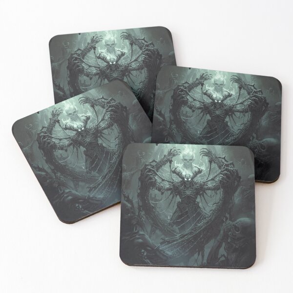 Item preview, Dark Necromancer Skull Lord Fantasy Art designed and sold by TitanRN.