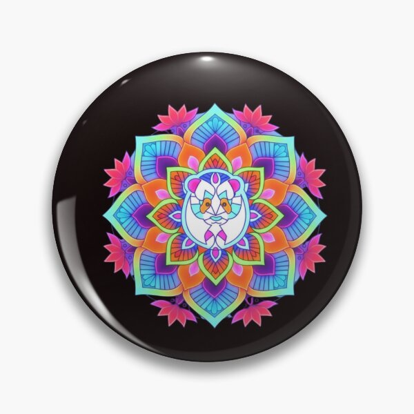 Item preview, Neon Panda Spirit Mandala Art designed and sold by Color for Balance .
