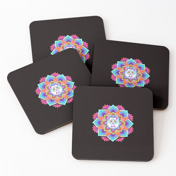 Item preview, Neon Panda Spirit Mandala Art designed and sold by Color for Balance .