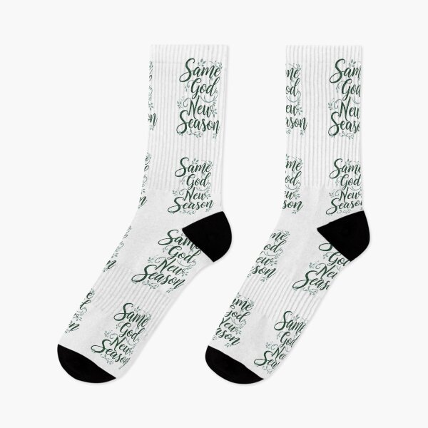 Item preview, Same God New Season T-Shirt - Emerald Green Glitter Script with Leaf and Vine Details designed and sold by FestivityFinds.