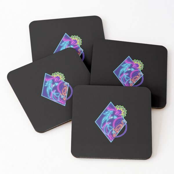 Item preview, Neon Lion Majesty Geometric Design designed and sold by Color for Balance .