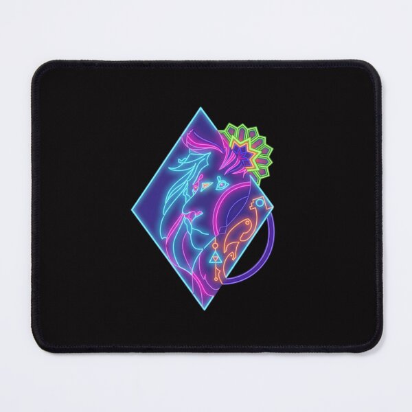 Item preview, Neon Lion Majesty Geometric Design designed and sold by Color for Balance .