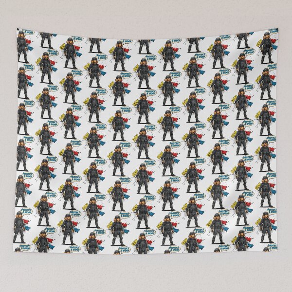 Item preview, Tactical Poodle Comic Book Art Funny Protect & Woof designed and sold by SholoStudio.