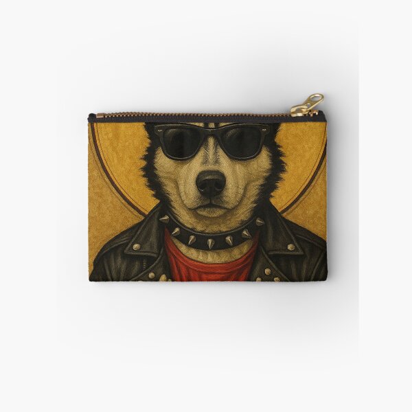 Item preview, Holy image, cool dog as a punk designed and sold by Mauswohn.
