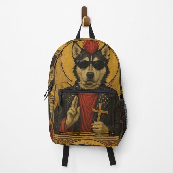 Item preview, Holy image, cool dog as a punk designed and sold by Mauswohn.