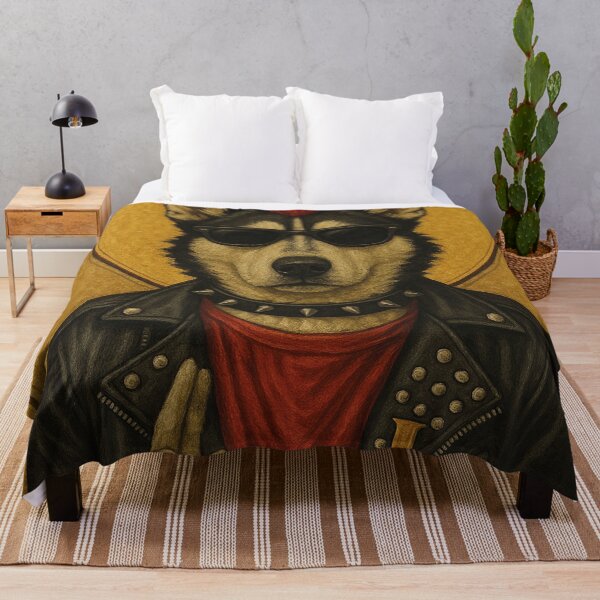 Item preview, Holy image, cool dog as a punk designed and sold by Mauswohn.