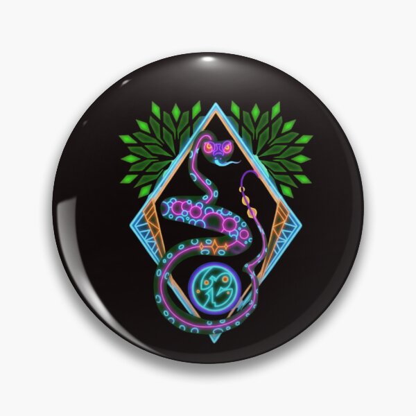 Item preview, Neon Serpent Geometry Spiritual Design designed and sold by Color for Balance .