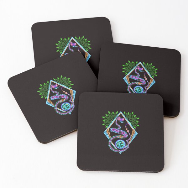 Item preview, Neon Serpent Geometry Spiritual Design designed and sold by Color for Balance .