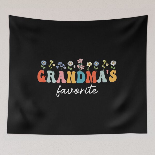 Item preview, Groovy Floral Grandma's Favorite Funny Grandparent Grandchild designed and sold by jackelmbradyt.